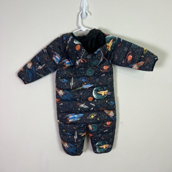 Hanna Andersson Infant Galaxy Little Explorer Zip Up Snowsuit Baby 6 to 12 Month - Picture 2 of 4
